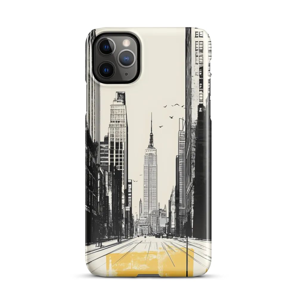 Urban Serenity: Empire State Reflection | Phone Case |  11 Pro Max | Snap Case | Glossy