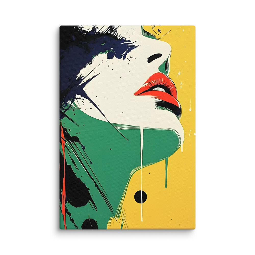 Bold Reflections: A Pop Art Portrait | Canvas | 8″×12″