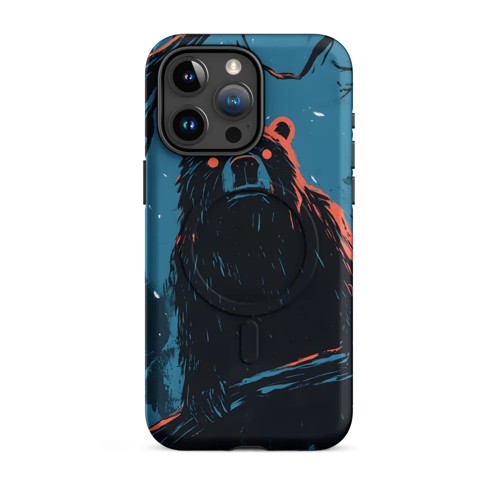 Eerie Majesty: A Bear in the Night