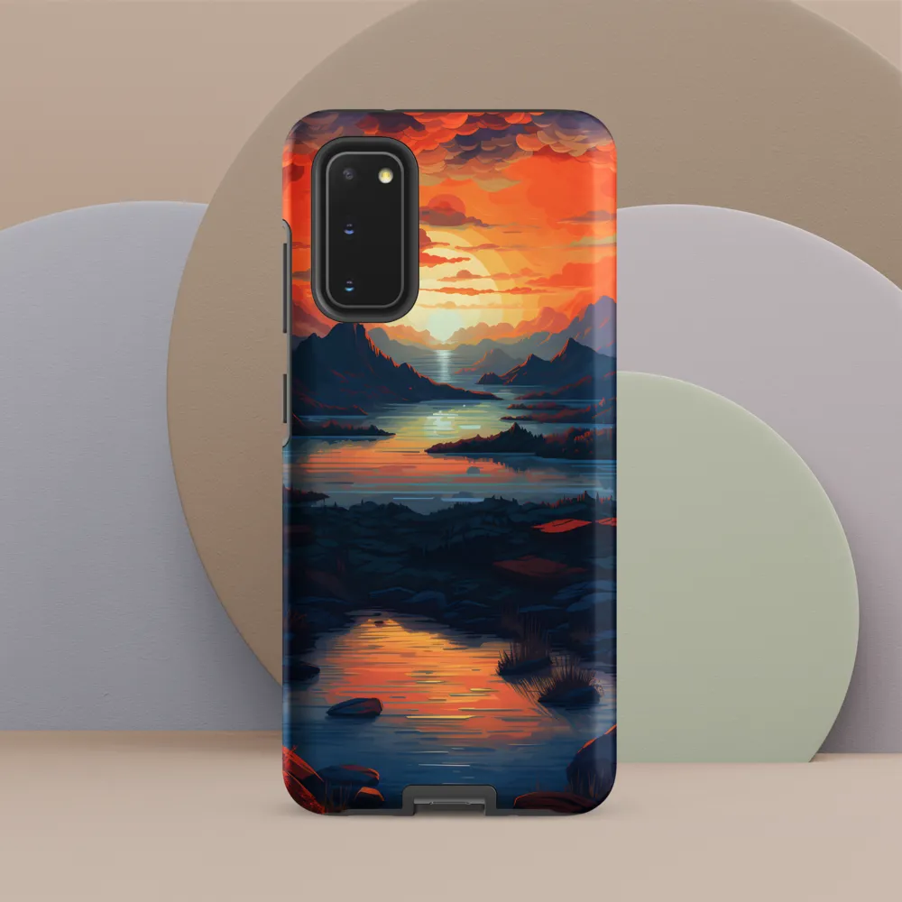 Ethereal Evening: A Digital Dusk