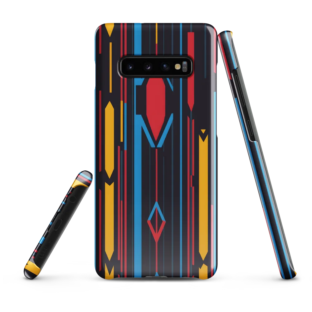 Dynamic Geometric Harmony | Phone Case |  S10 Plus | Snap Case | Glossy