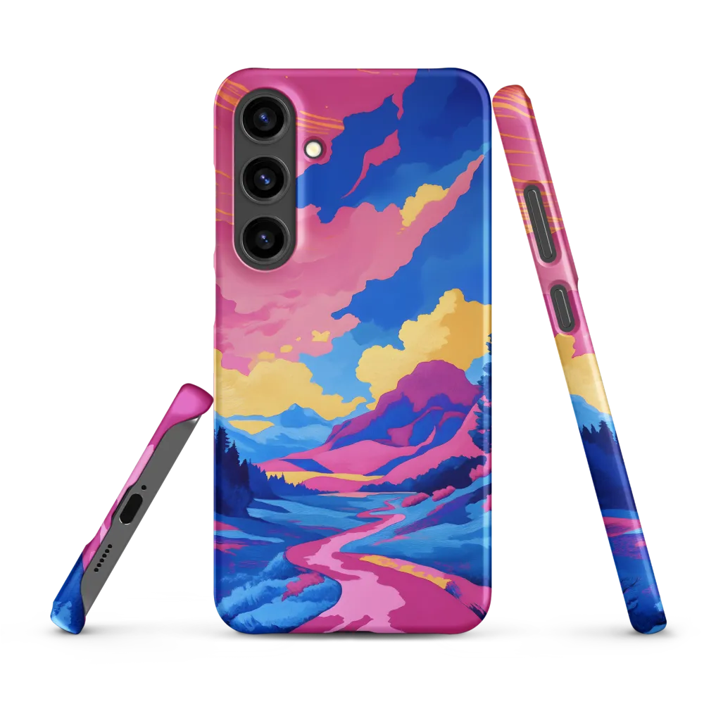 Dreamscape: The Serene River | Phone Case |  S24 Plus | Snap Case | Matte