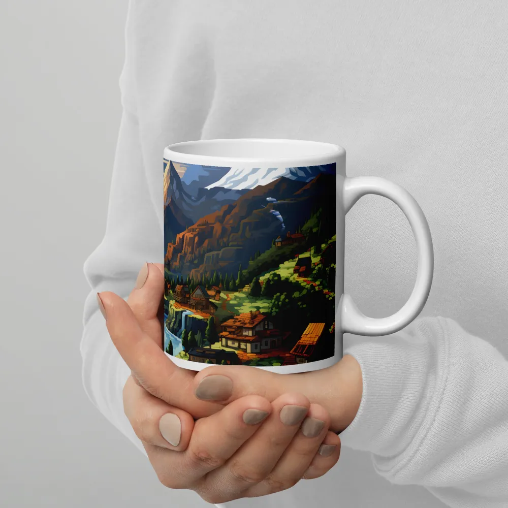 Tranquil Sunset Over Serene Landscape | Mugs | Multiple Sizes & Colors