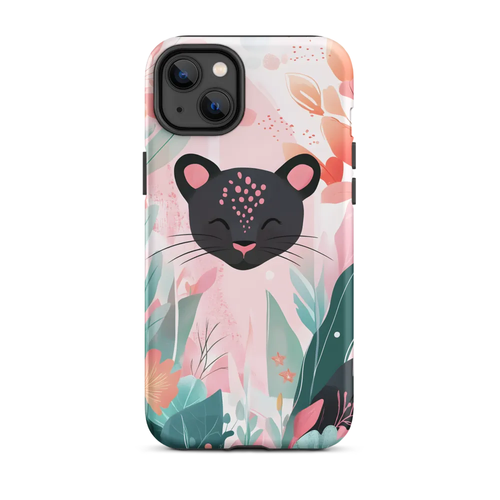 Whimsical Panther in Bloom