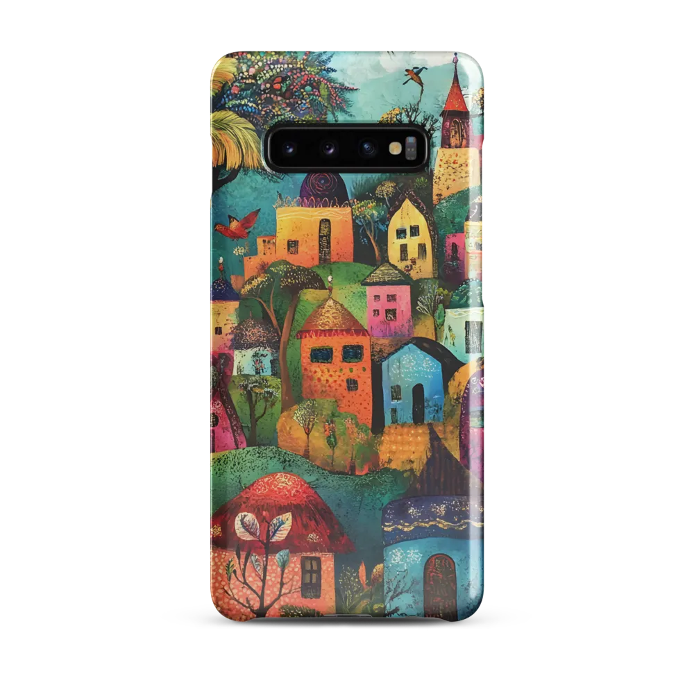 Whimsical Village Harmony | Phone Case |  S10 Plus | Snap Case | Glossy