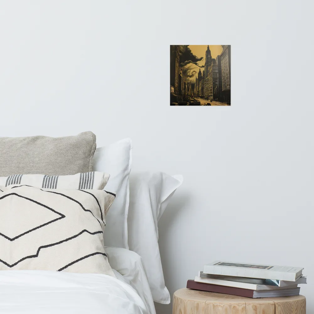 Echoes of a Forgotten Skyline | Poster | 10″×10″