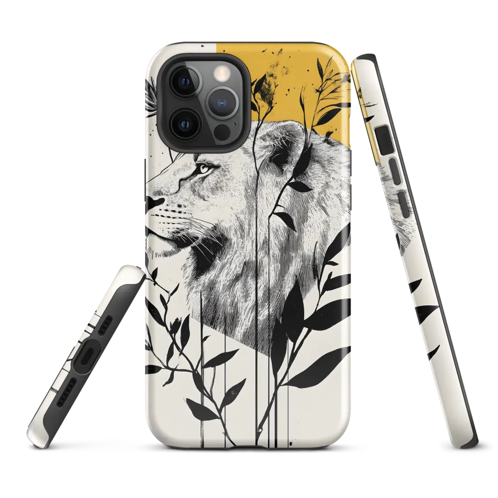 Regal Serenity: The Lion and Flora