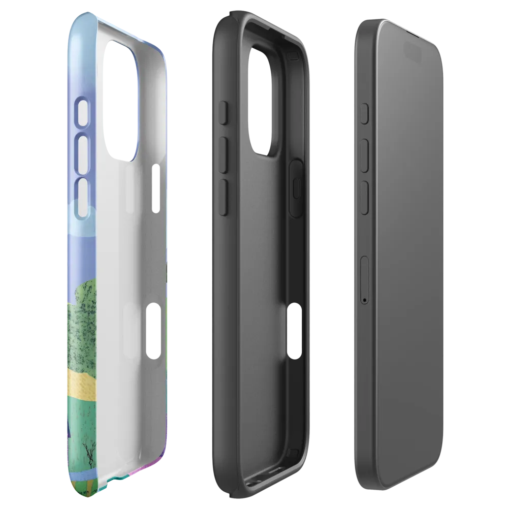 Whimsical Hills and Quaint Homes | Phone Case |  16 Pro Max | Tough Case | Glossy
