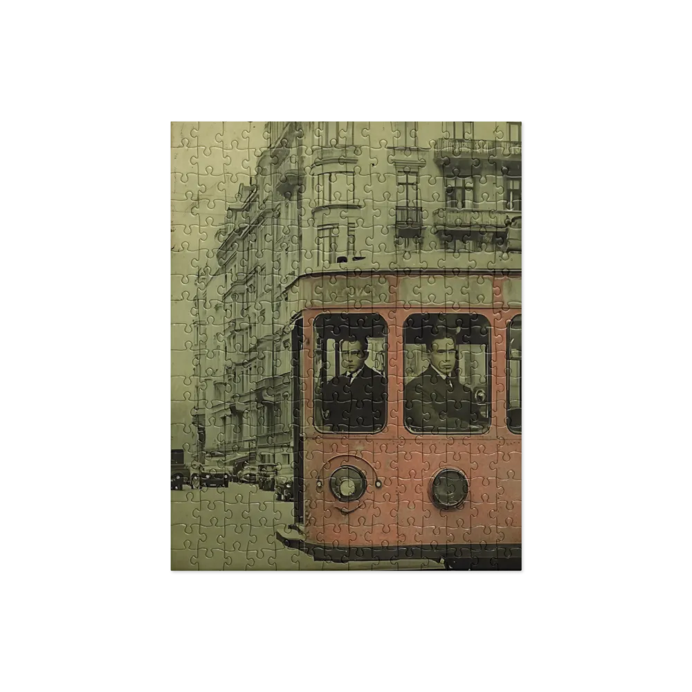 Echoes of the Past: A Tram's Journey Through Time | Jigsaw Puzzle | 252/520 pieces