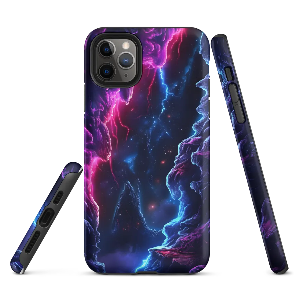 Neon Rift Between Stars