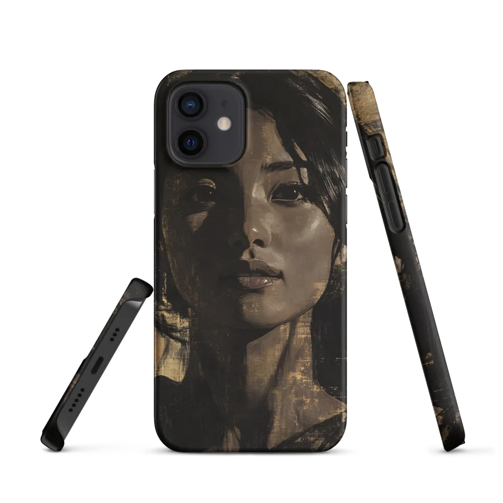 Golden Gaze: A Contemporary Portrait