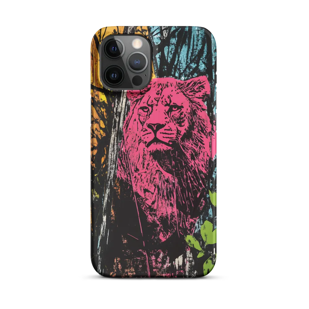 Fierce Vibrance: The Pink Lion