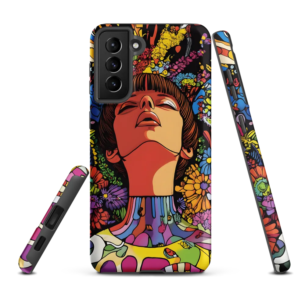Vibrant Ecstasy: A Psychedelic Portrait