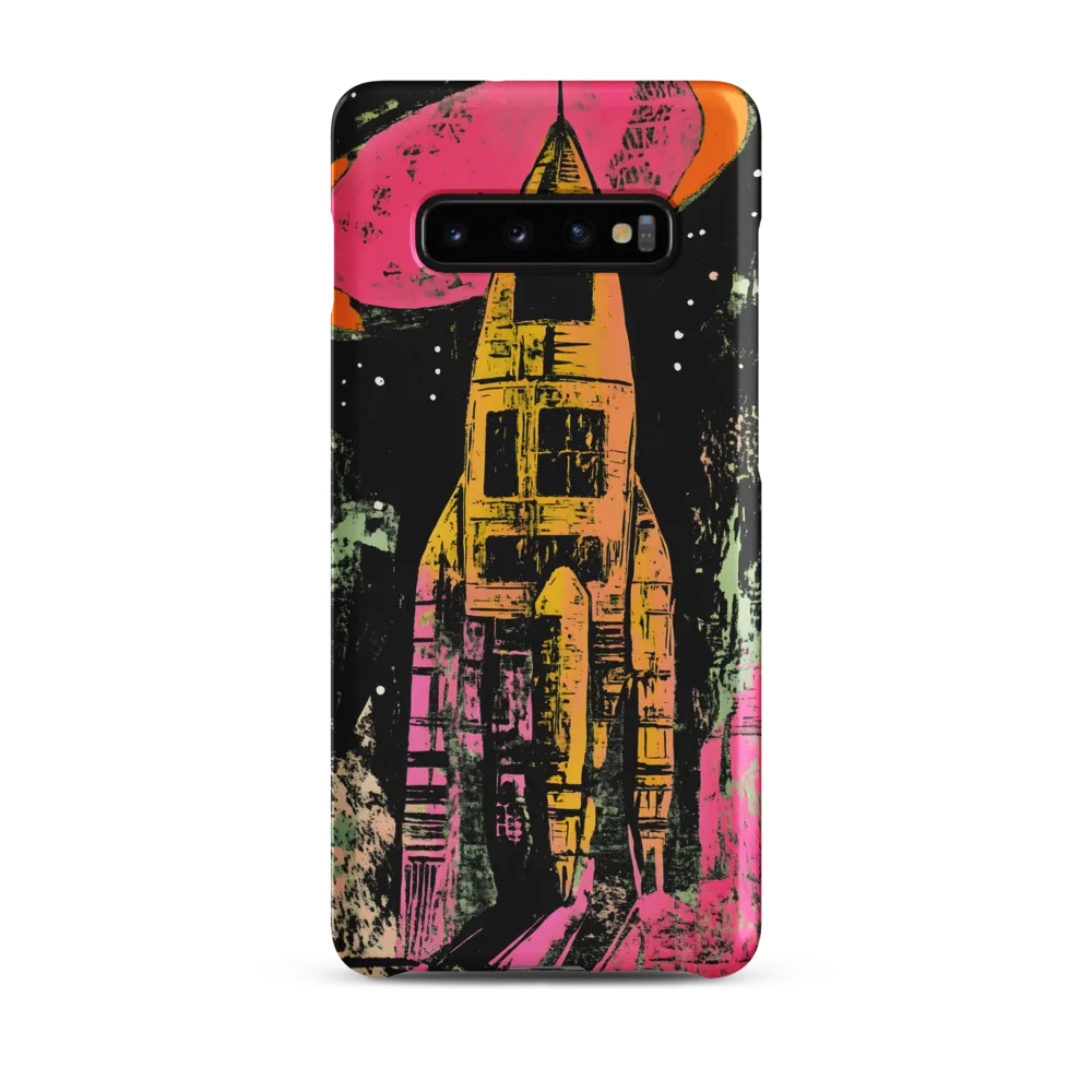 Cosmic Voyage: A Surreal Rocket Adventure