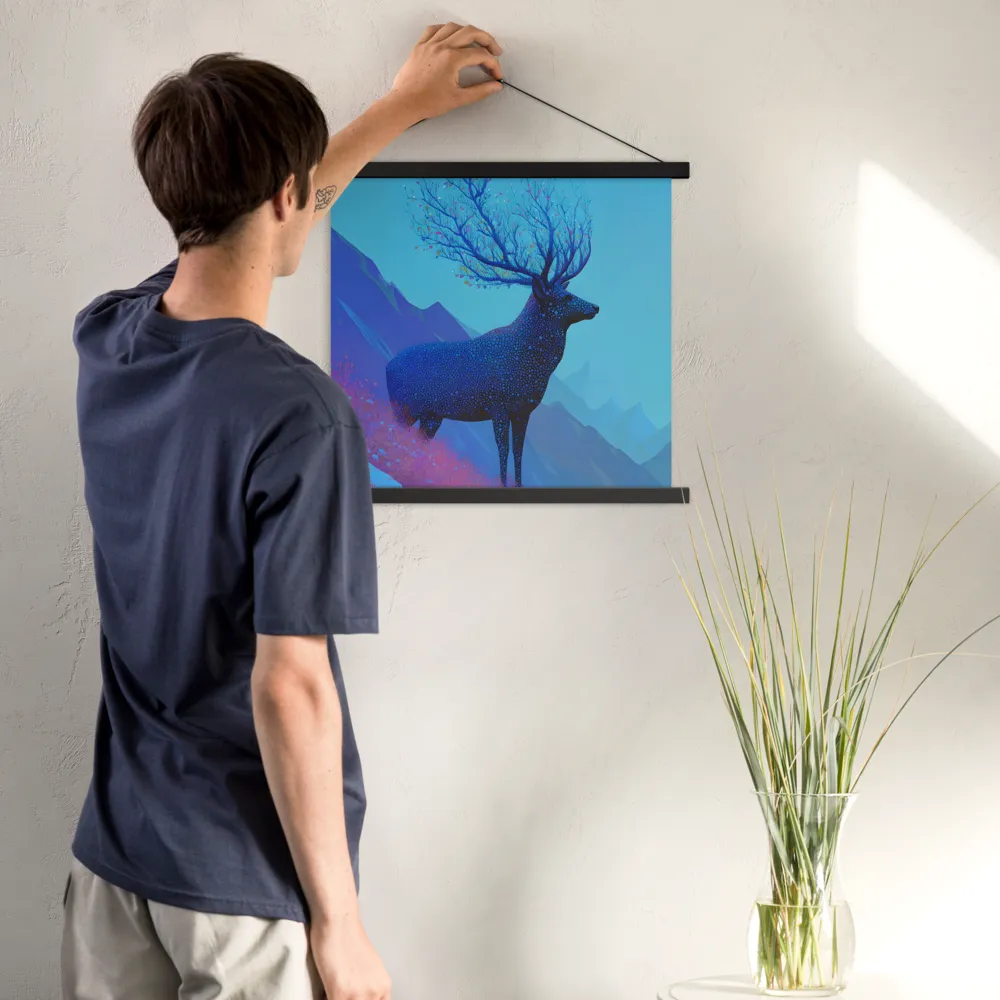 Ethereal Harmony | Poster With Black Wood Hanger | 18″×18″