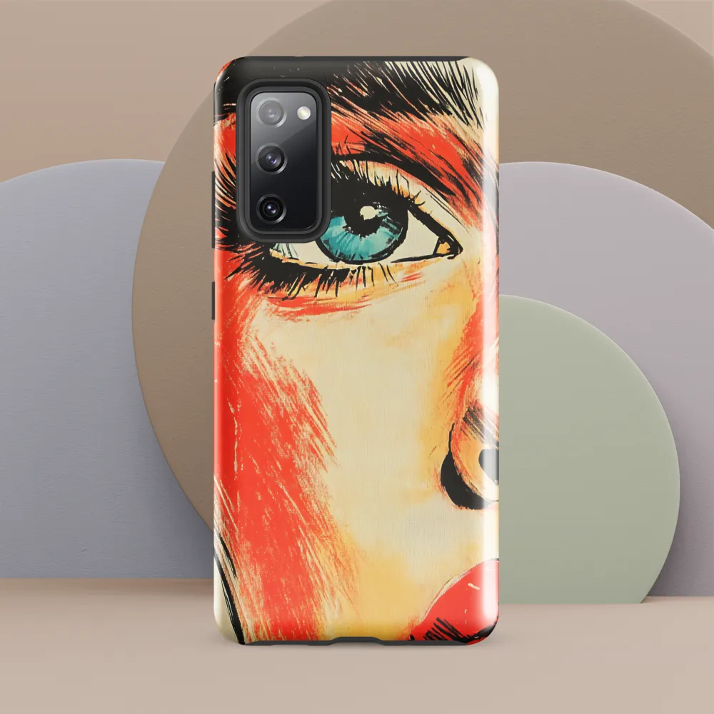 Intense Gaze: A Pop Art Portrait