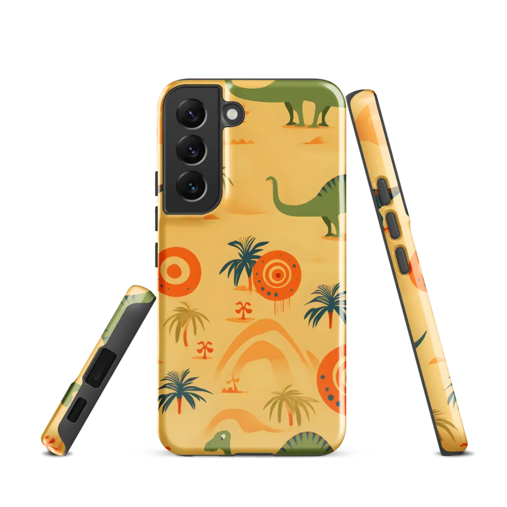 Prehistoric Playtime | Phone Case |  S22 | Tough Case | Glossy