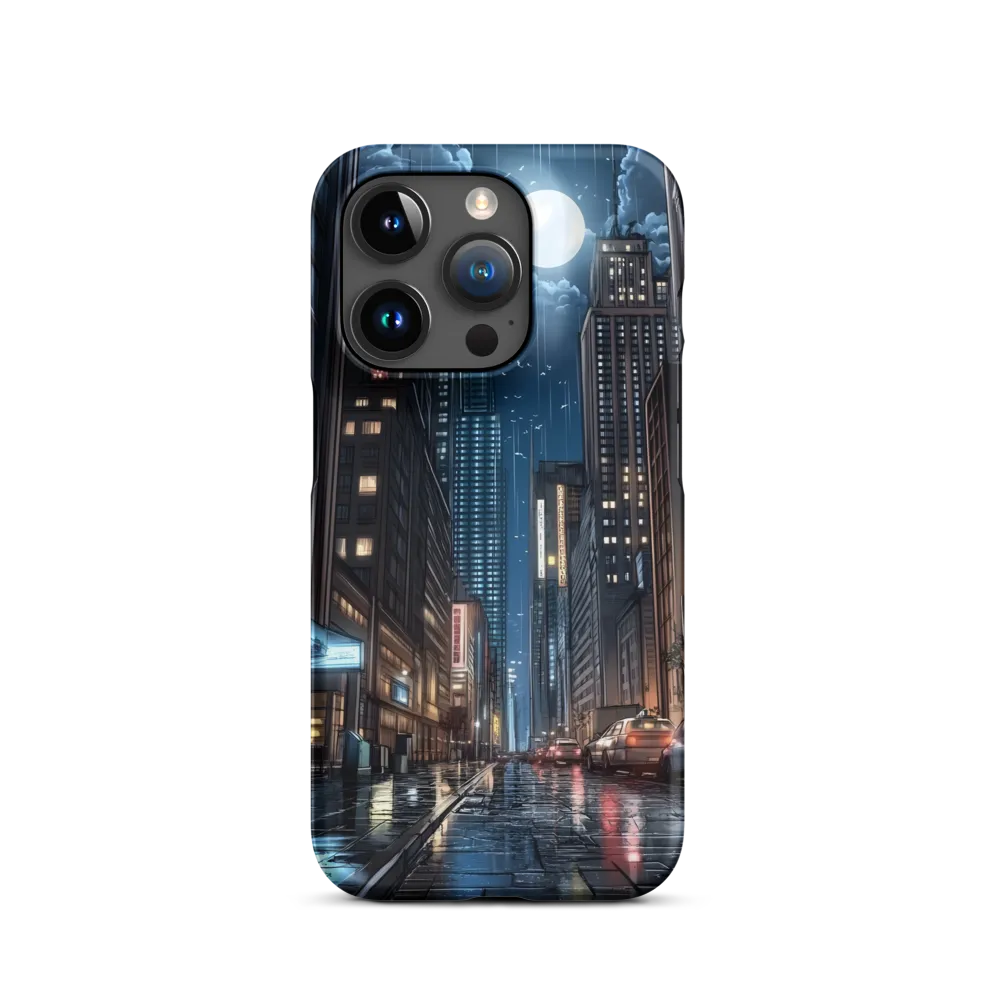 Moonlit Urban Serenity | Phone Case |  15 Pro | Snap Case | Matte