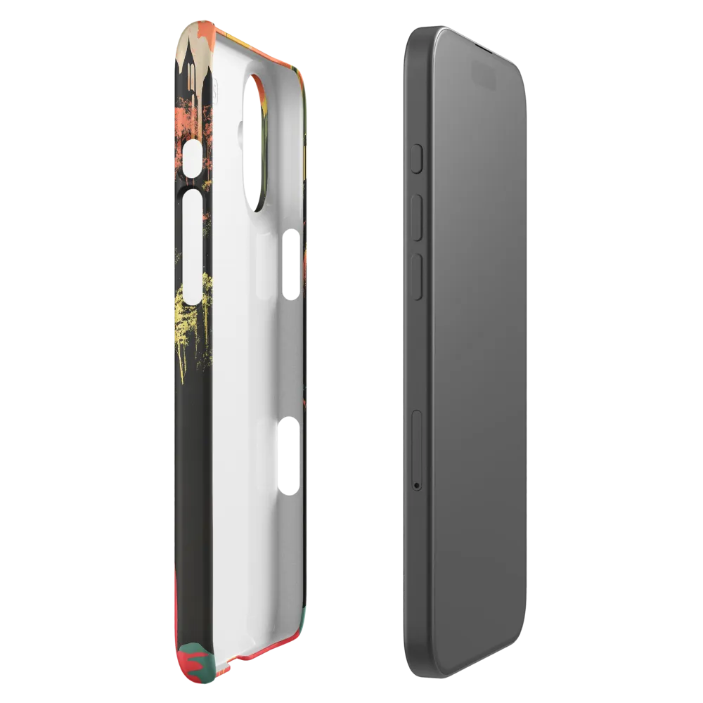 Elysian Echoes: A Surreal Reflections | Phone Case |  16 Plus | Snap Case | Matte