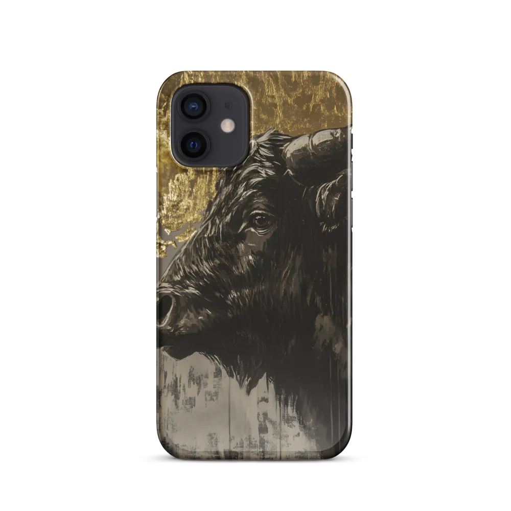 Majestic Bull Against the Golden Horizon