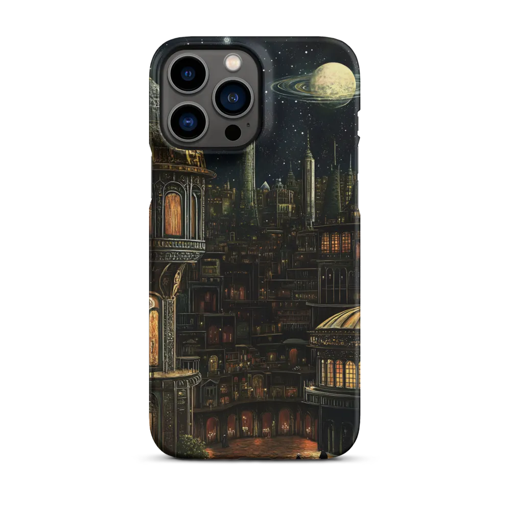 Celestial Enigma: A Surreal Cityscape