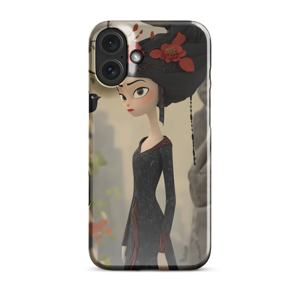 Whispers of Elegance | Phone Case |  16 Plus | Snap Case | Glossy