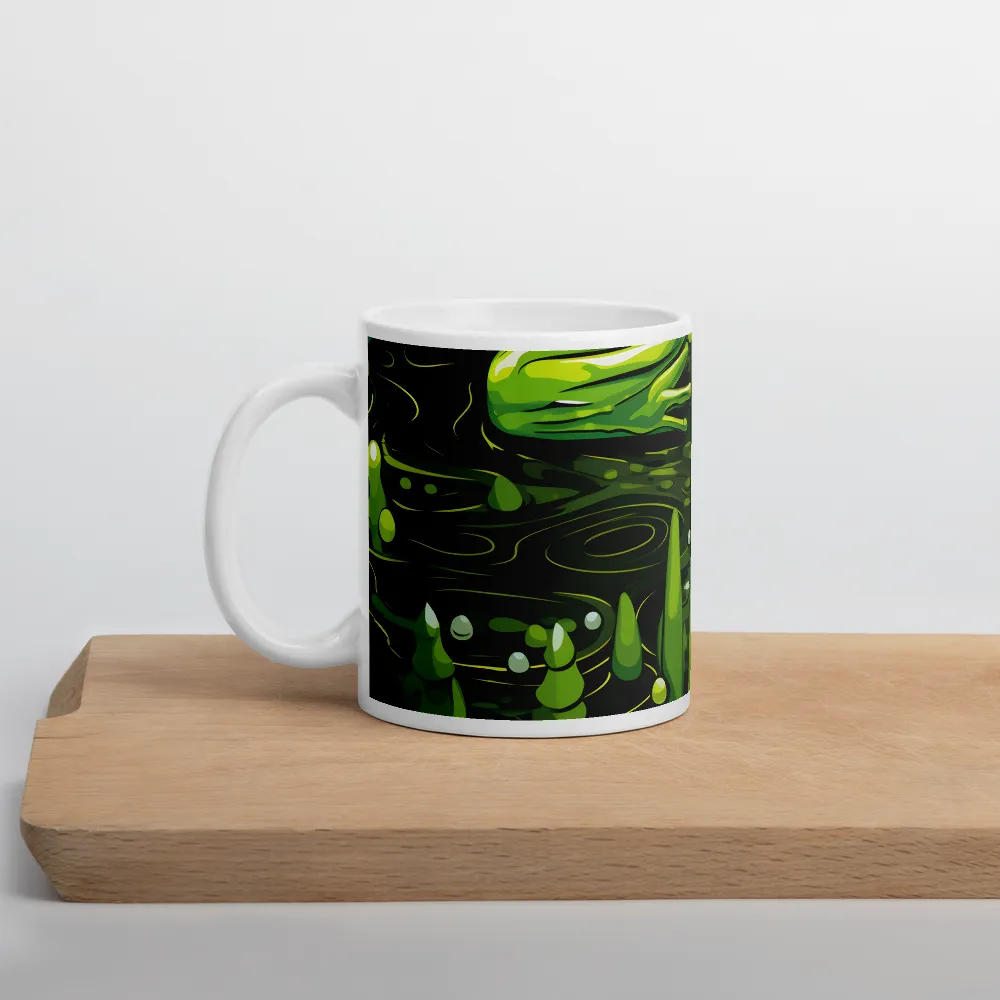 Green Harmony: Life Beneath the Surface | Mugs | Multiple Sizes & Colors