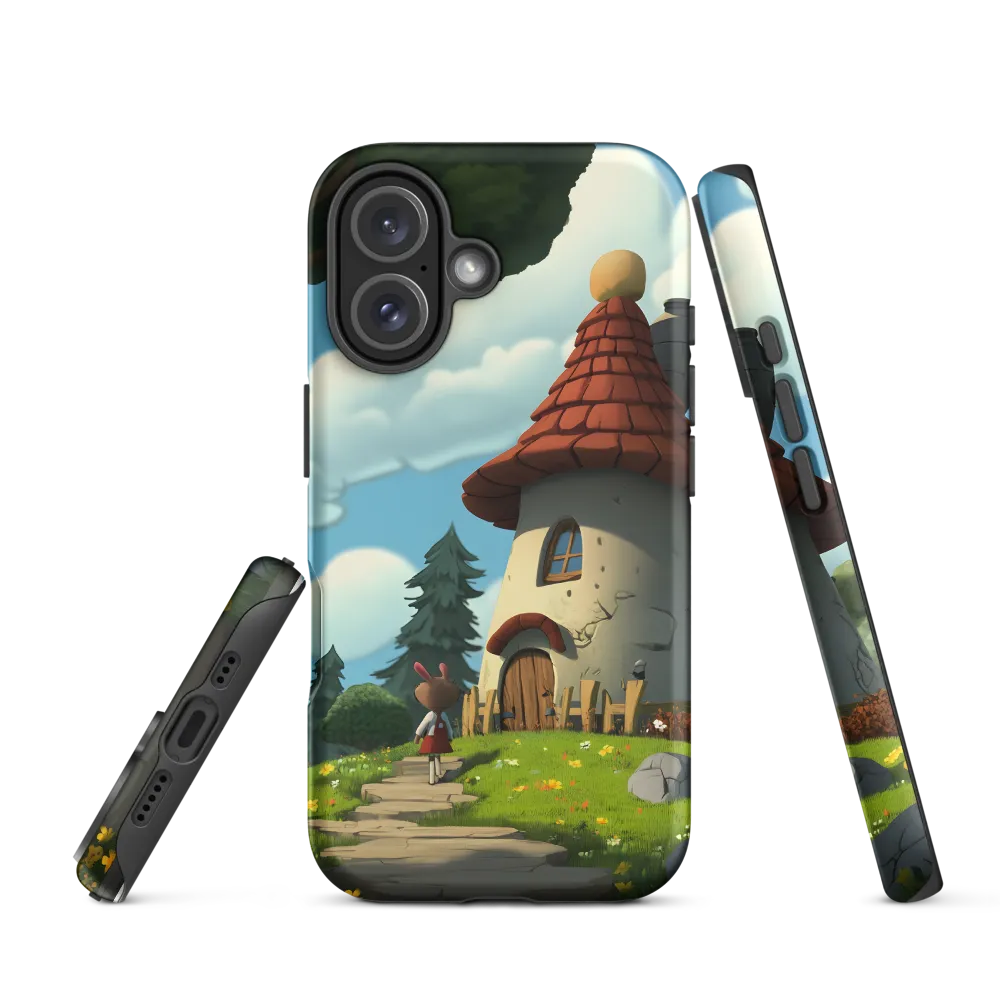 Whimsical Cottage in a Serene Landscape | Phone Case