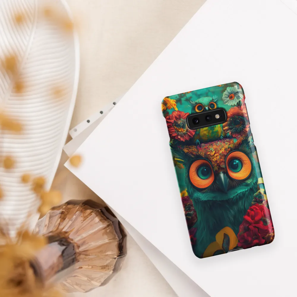Majestic Harmony: The Floral Owl
