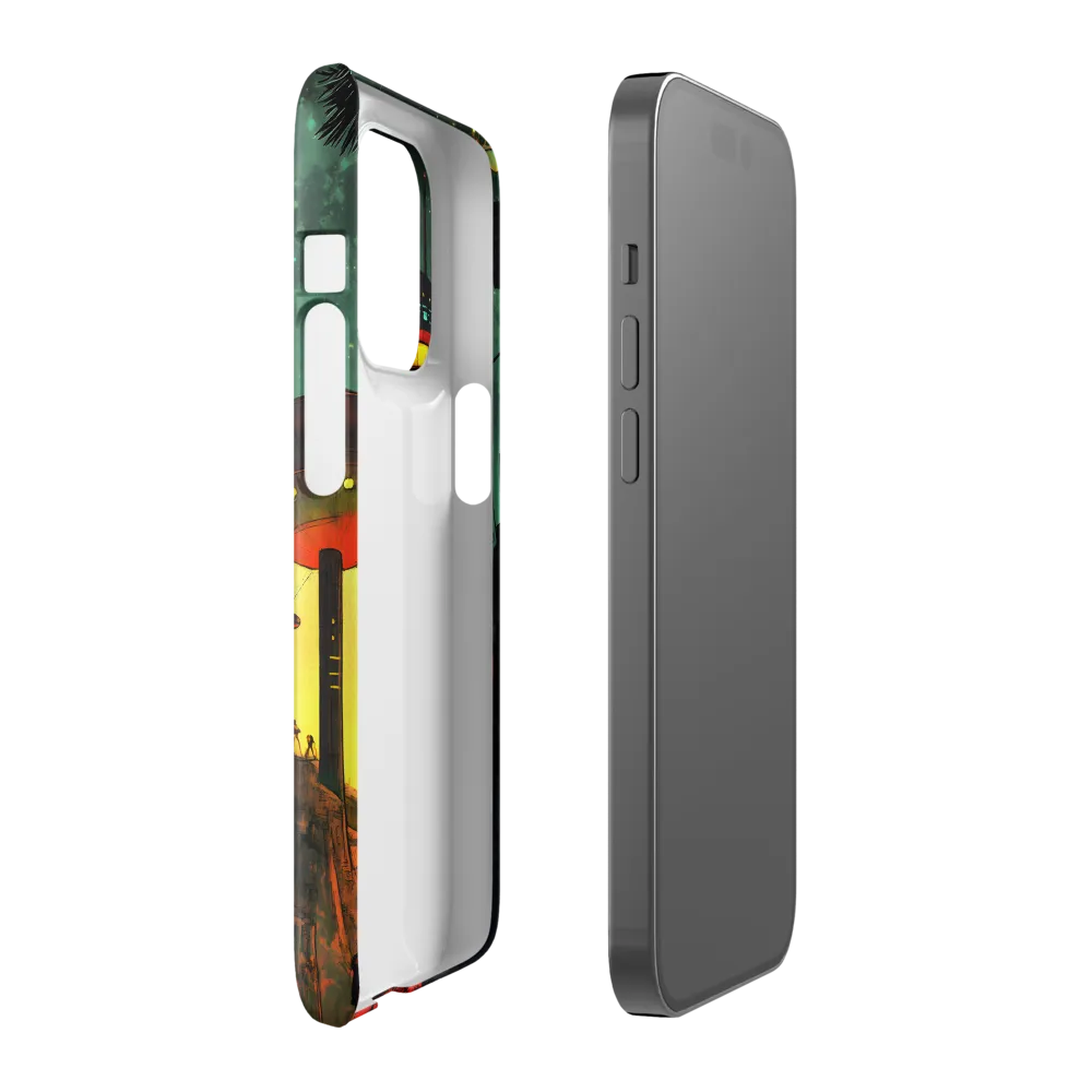 Futuristic Horizons: A Glimpse into Tomorrow | Phone Case |  14 Pro | Snap Case | Glossy