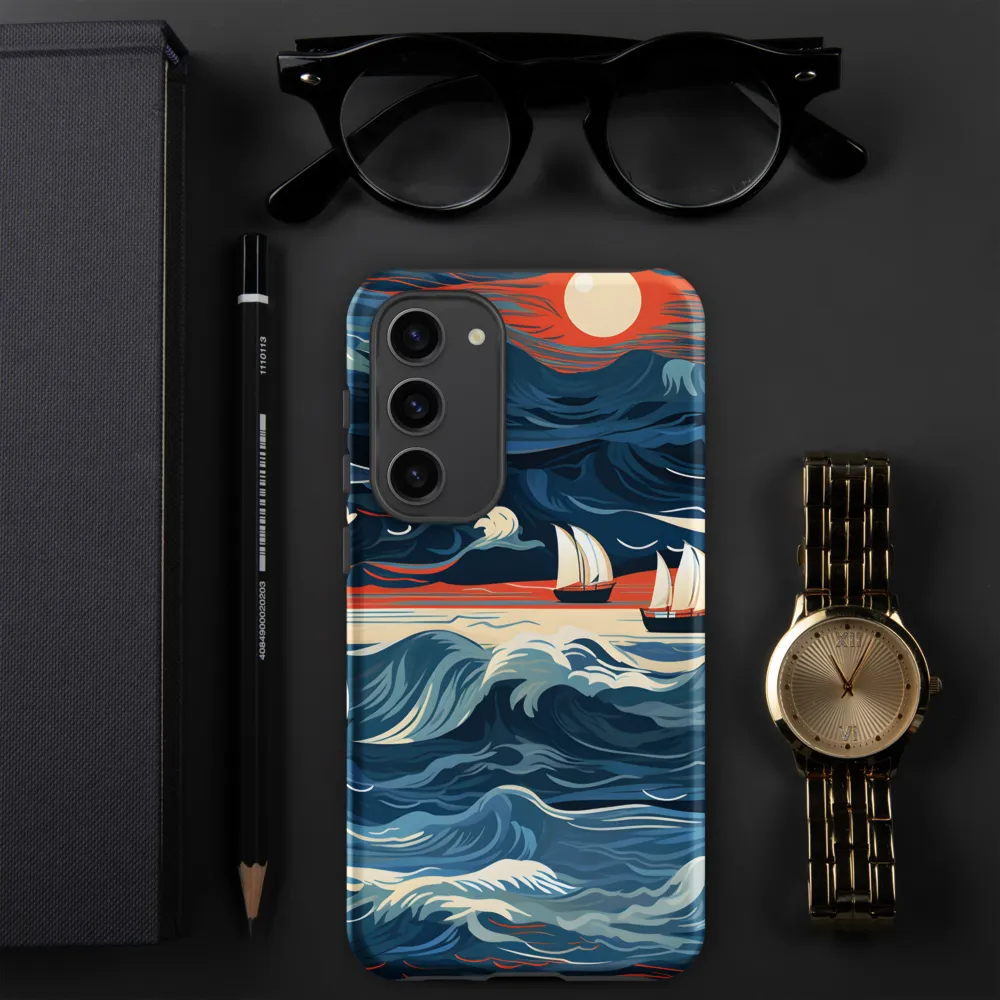Ocean Whispers: A Voyage at Dusk