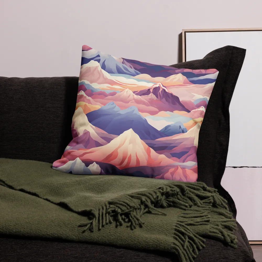 Ethereal Mountain Symphony | Pillow | 22″×22″