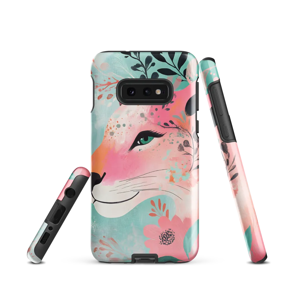 Whimsical Majesty: A Floral Lion