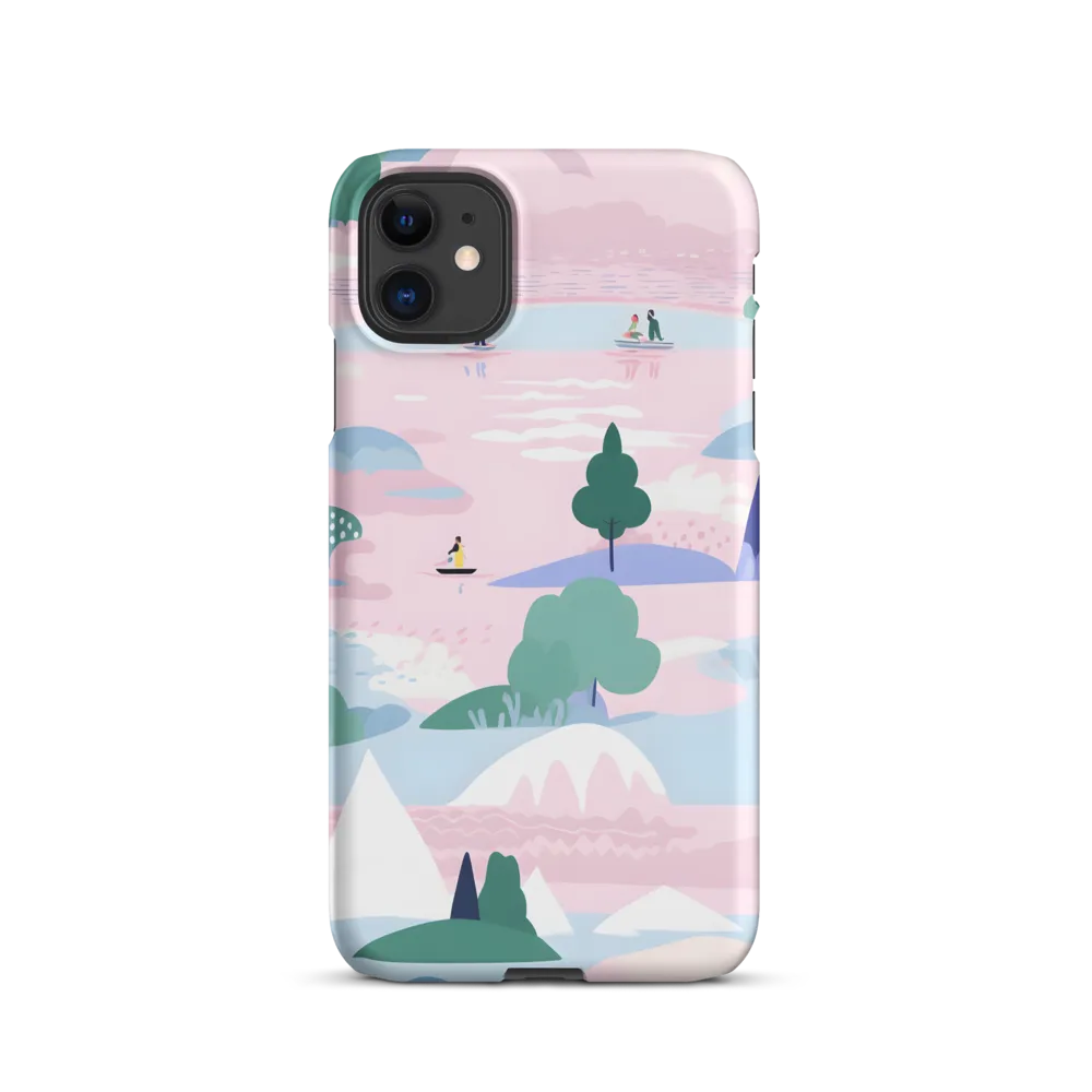Whimsical Reflections: A Journey Through Landscapes | Phone Case |  11 | Snap Case | Matte