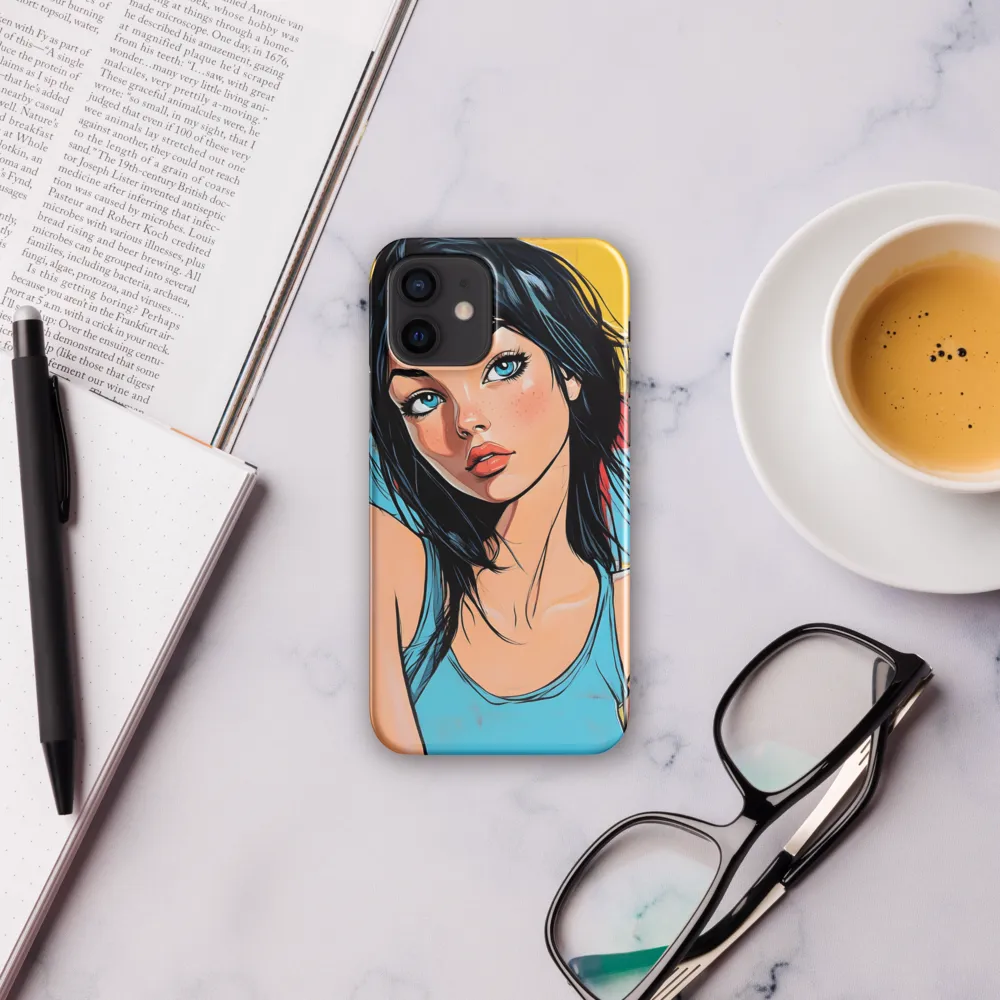 Vibrant Portrait of Modern Youth | Phone Case |  12 | Snap Case | Glossy