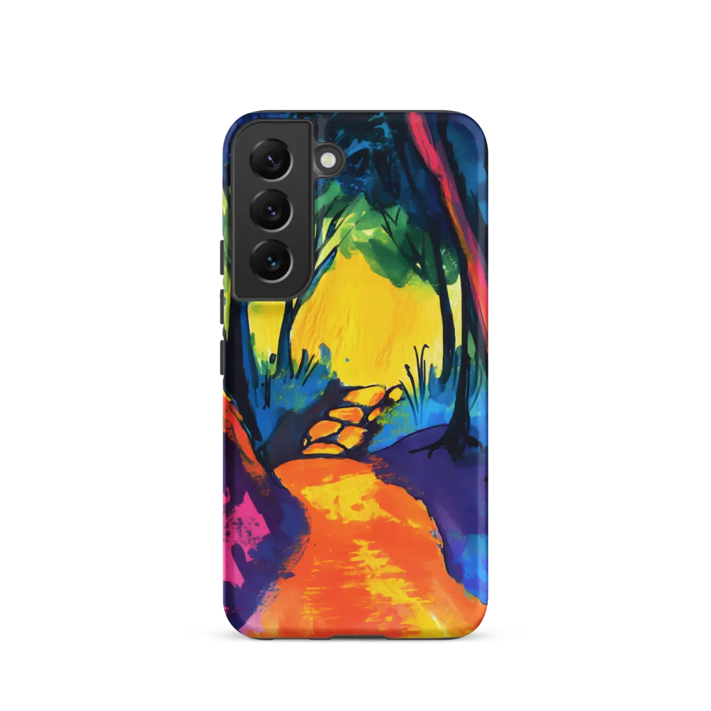 Path Through a Vibrant Forest