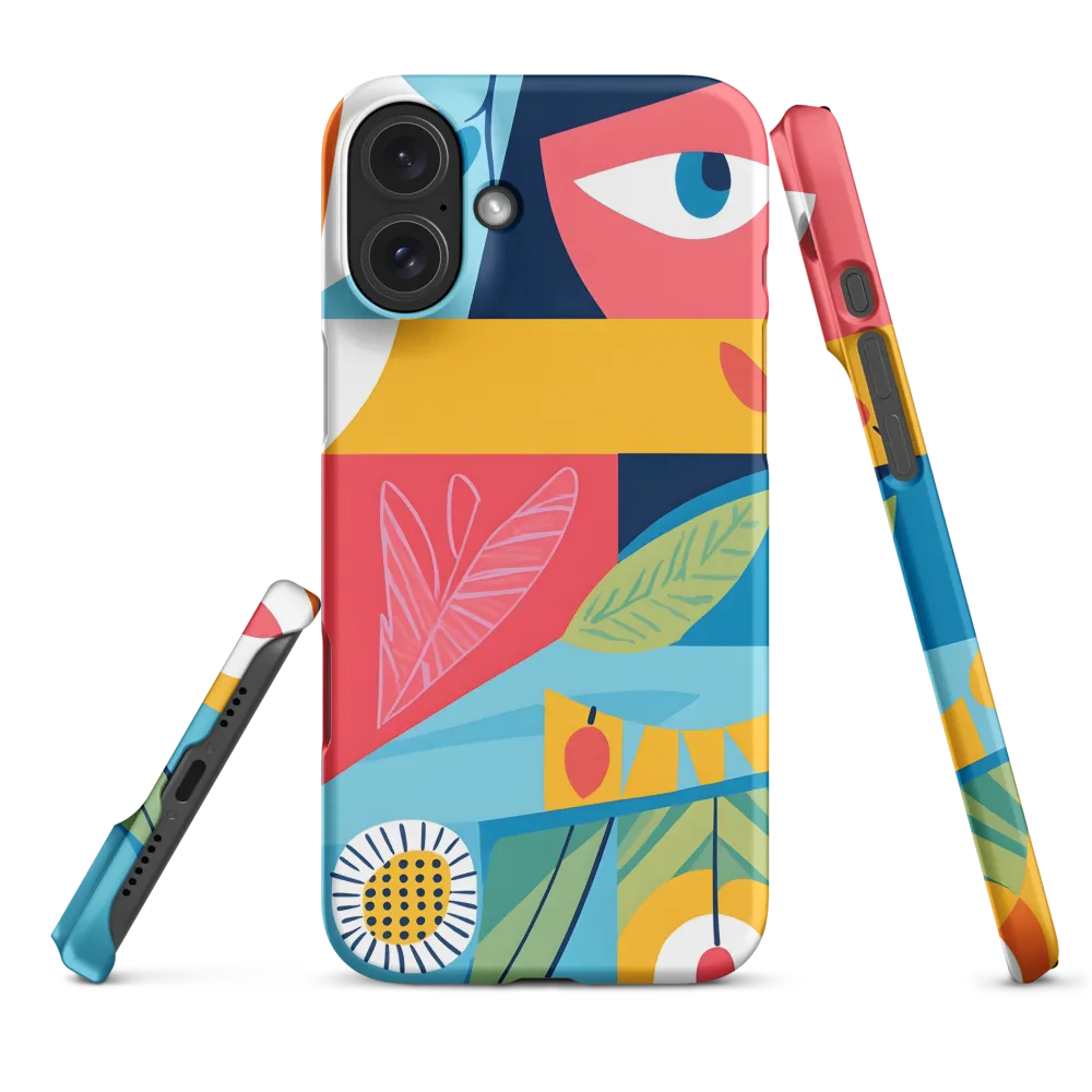 Vibrant Geometric Visage