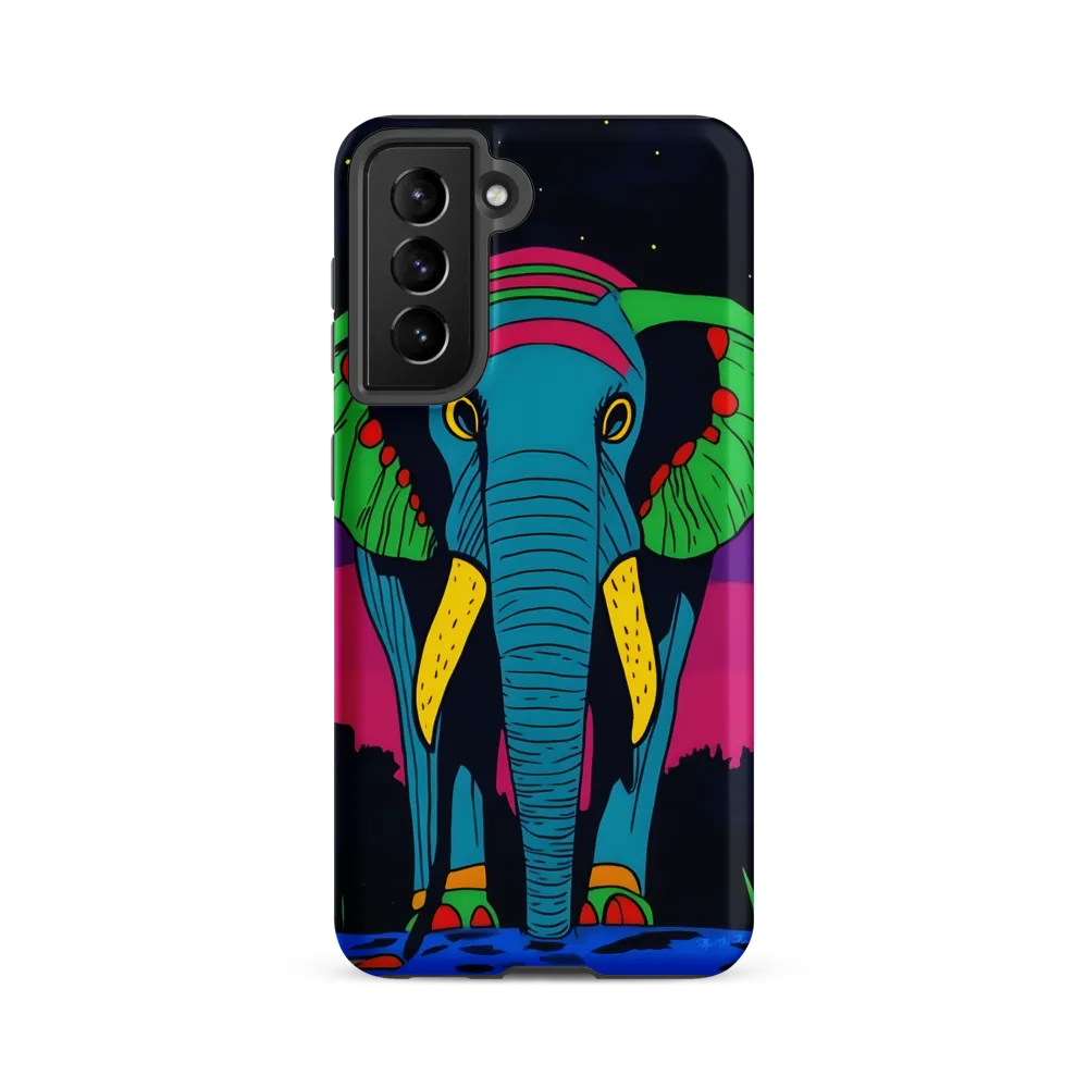 Whimsical Majesty: The Vibrant Elephant