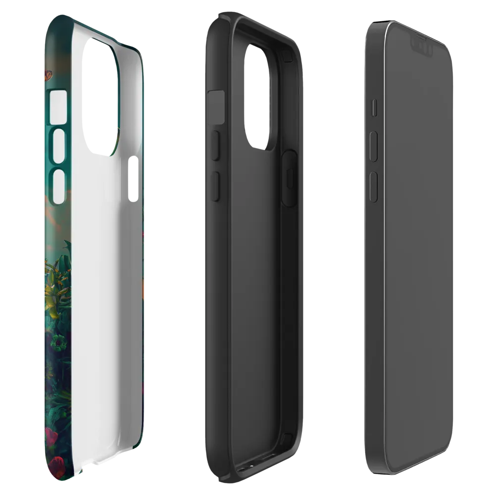 Whimsical Giraffe Among Blossoms | Phone Case |  13 Pro Max | Tough Case | Matte