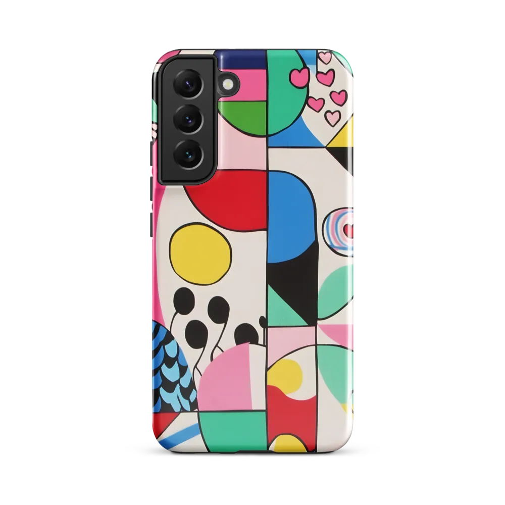 Dynamic Interplay of Shapes | Phone Case |  S22 Plus | Tough Case | Glossy