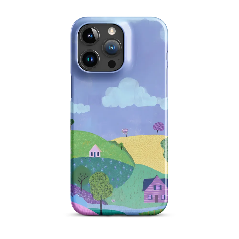Whimsical Hills and Quaint Homes | Phone Case |  15 Pro Max | Snap Case | Glossy