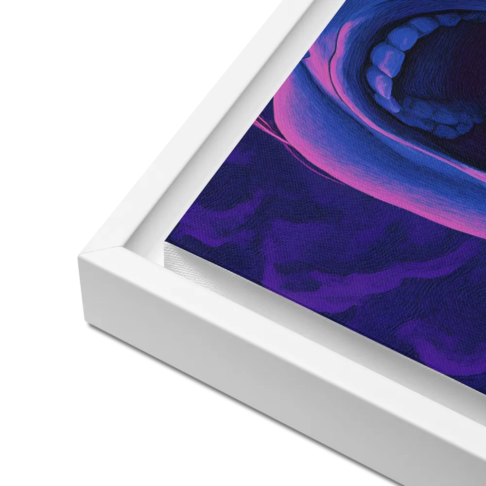 Echoes of Anguish | Canvas with White Frame | 18″×24″