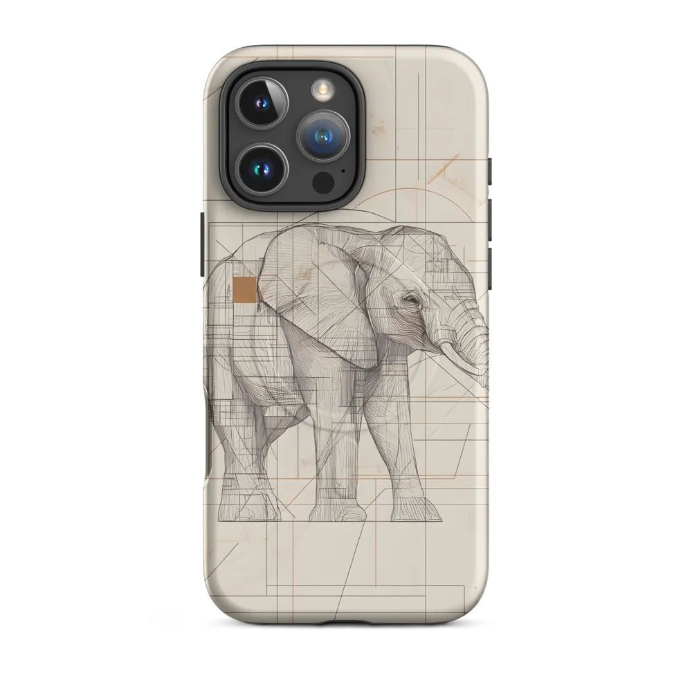 Geometric Elegance: The Steel Elephant