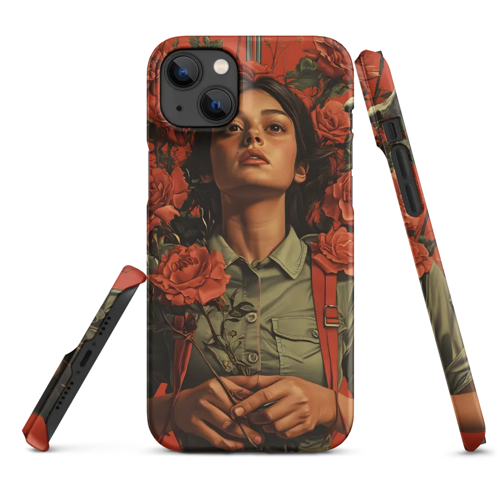 Harmony and Strength: A Portrait Among Roses