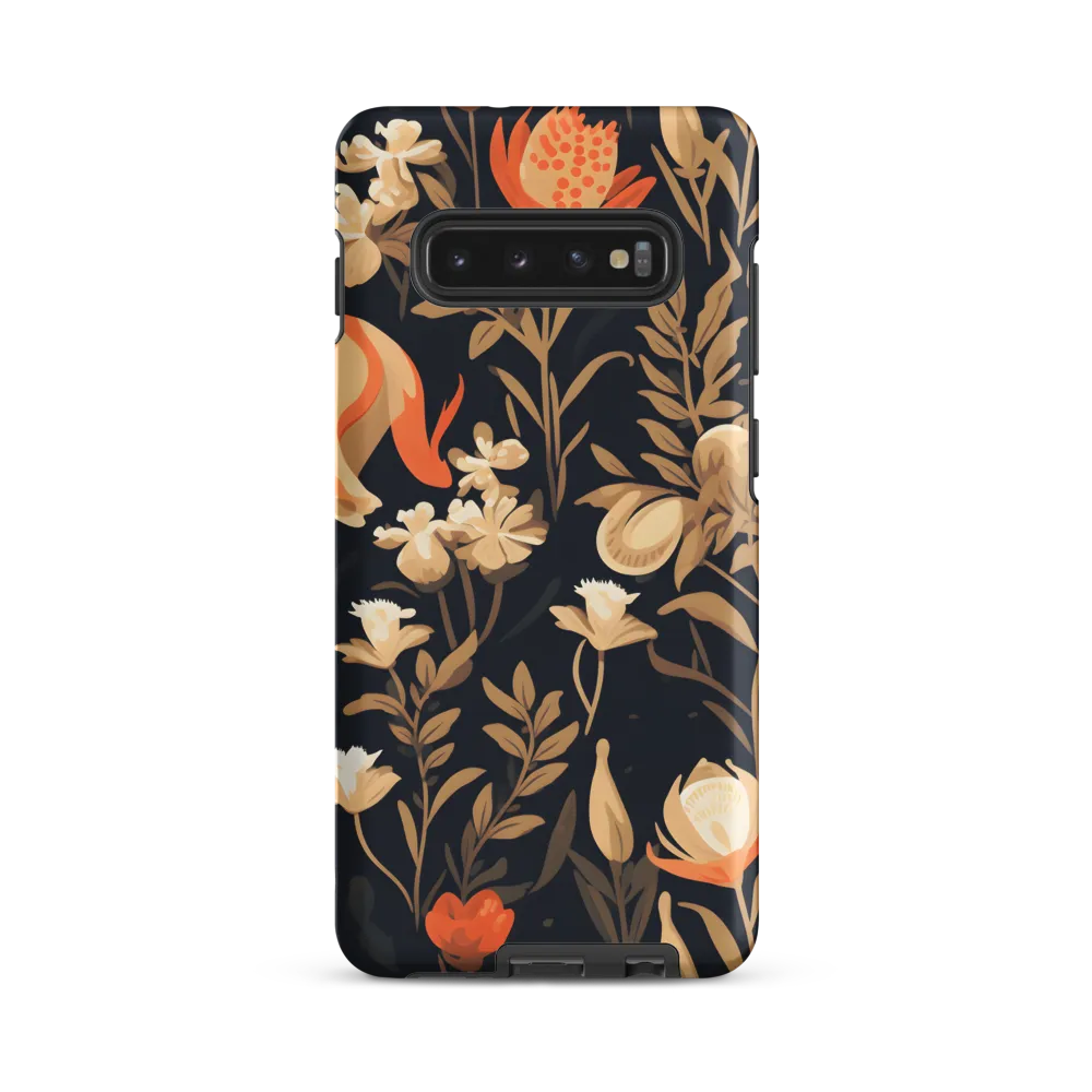 Floral Harmony: A Dance in the Dark