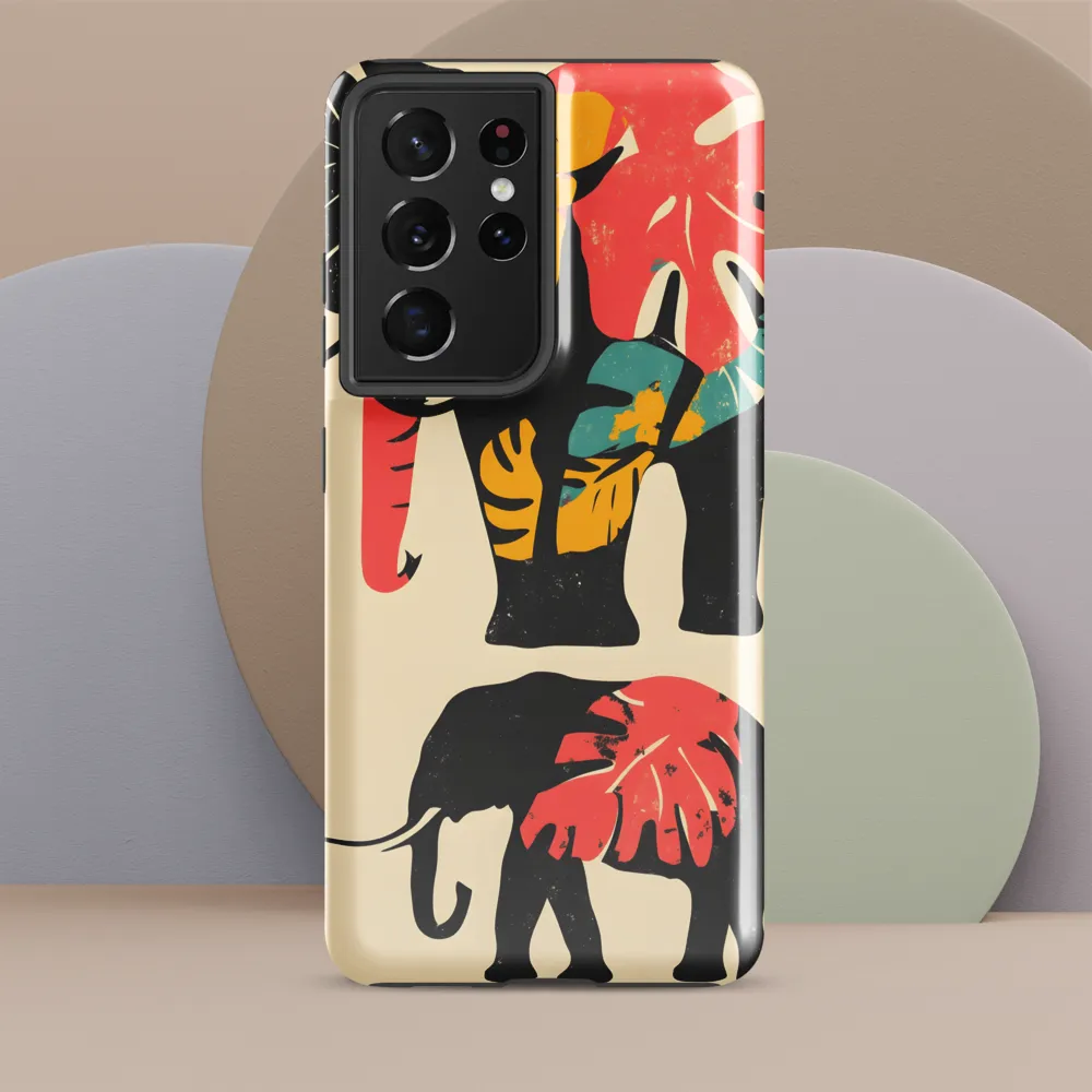 Tropical Elegance: The Elephant's Dance