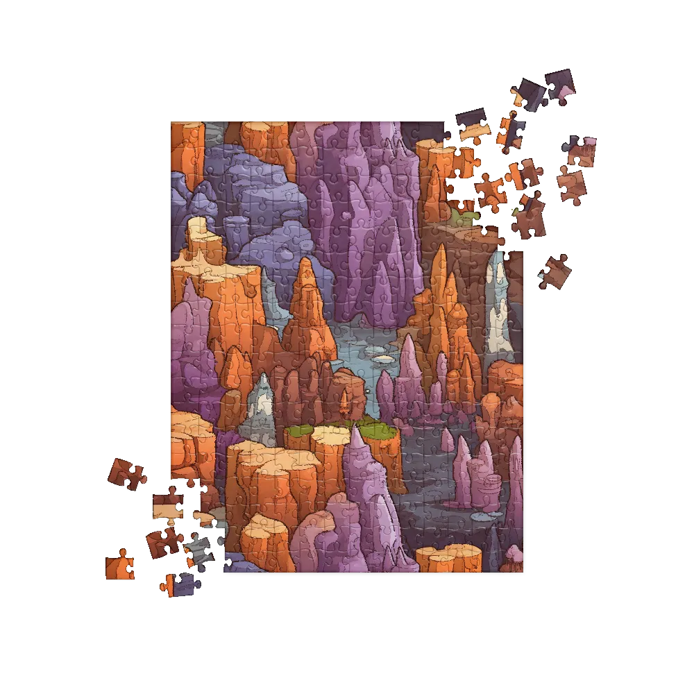 Vibrant Rockscape: A Digital Odyssey