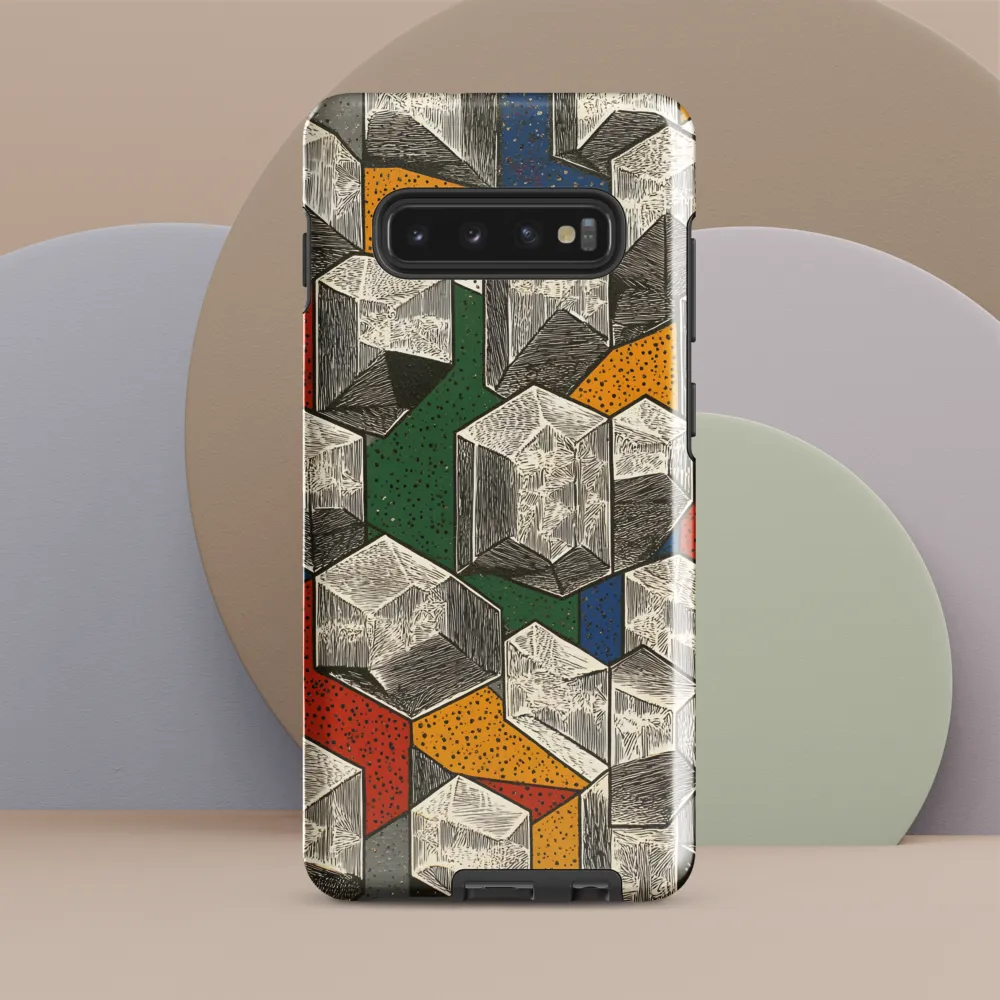 Cubic Dynamics | Phone Case |  S10 Plus | Tough Case | Glossy