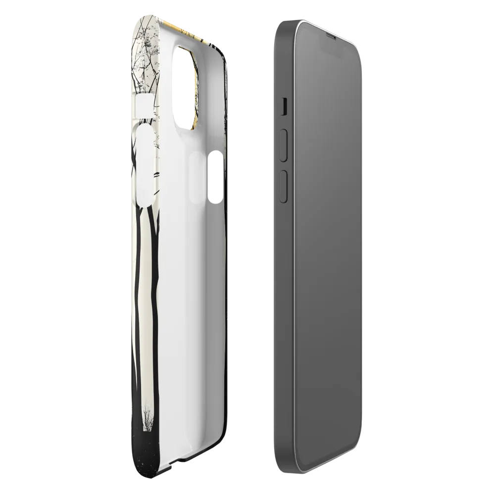 Silhouetted Serenity | Phone Case |  14 Plus | Snap Case | Matte