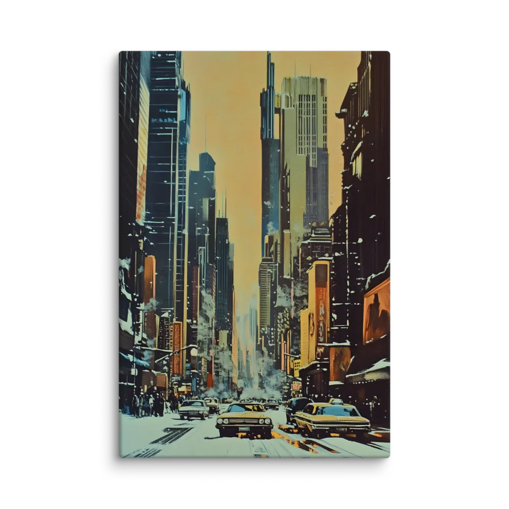 Urban Winter Symphony | Canvas | 32″×48″